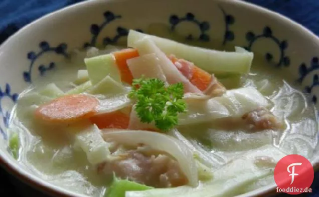 Rahmspinat Kohl-Suppe Aufgehellt Up!