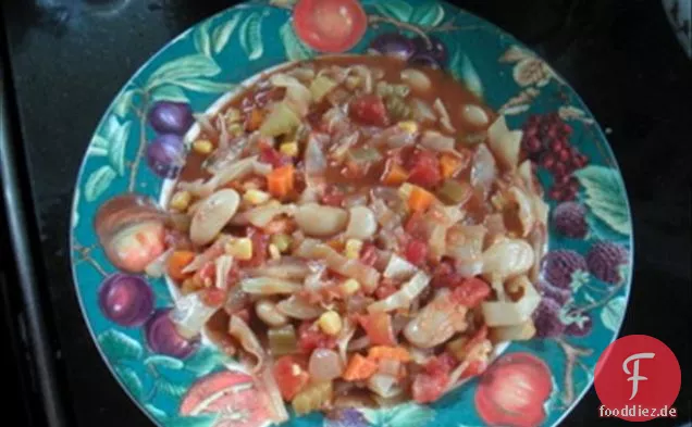 Südlich der Grenze Gemüsesuppe