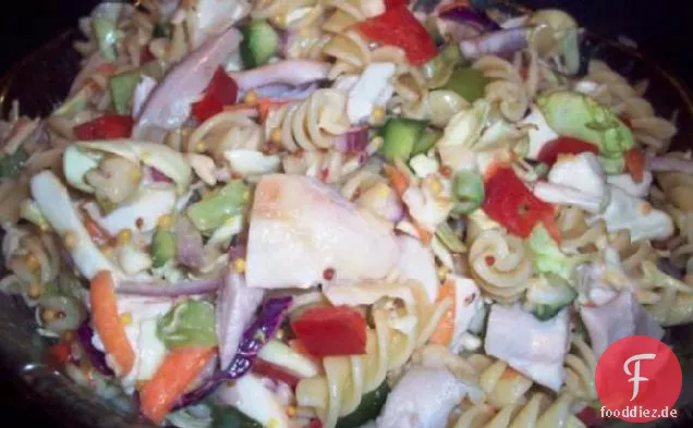 Hühnchen-Krautsalat-Nudelsalat