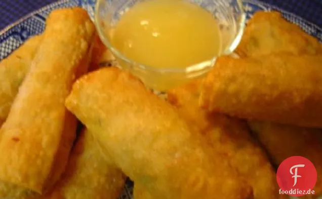 Herzhafte Hühnerei-Brötchen mit süß-saurer Sauce