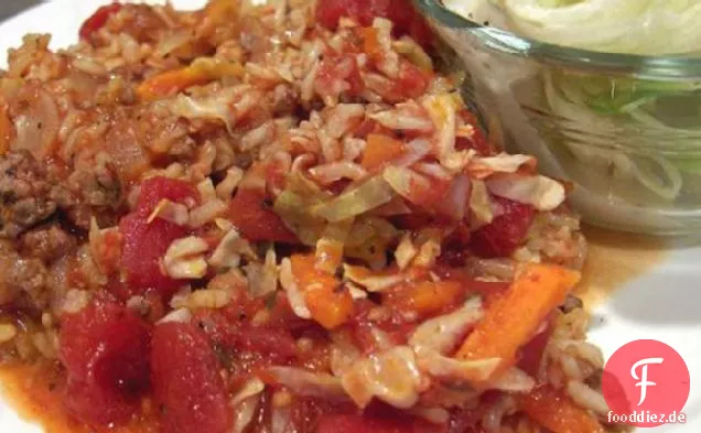 Crock Pot Hamburger Kohlauflauf- <url>