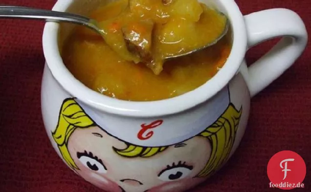Kartoffel-Kohl-Suppe Mit Schinken