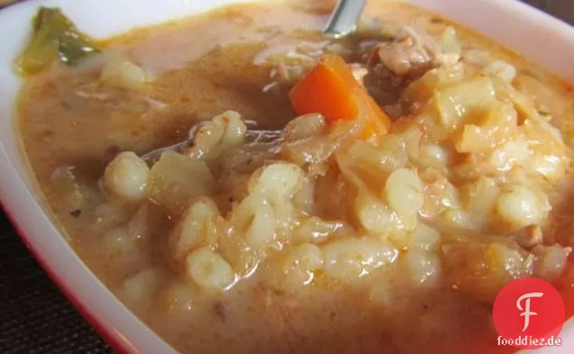 Thousand Island und Cheddar gebackener Kohl