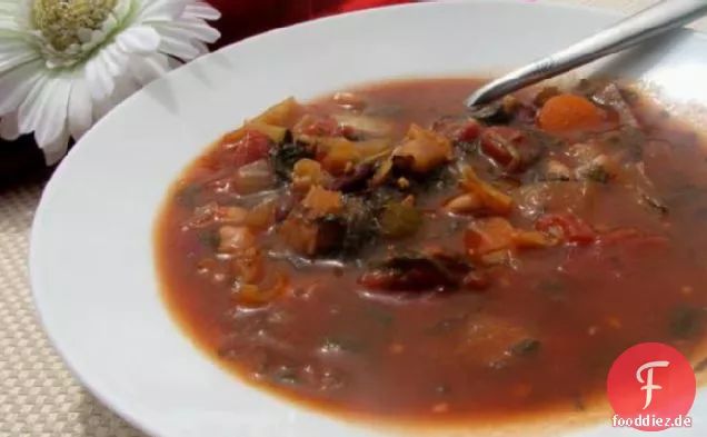 Fettarme Minestrone-Suppe