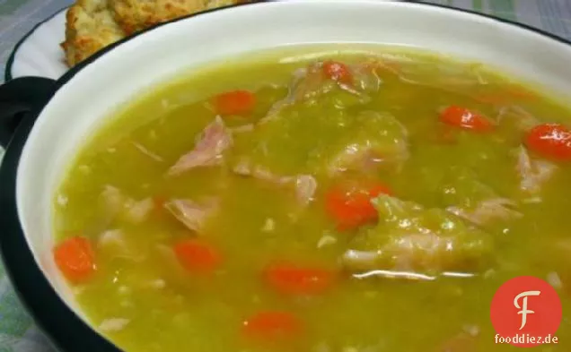 Einfache Split Erbsensuppe