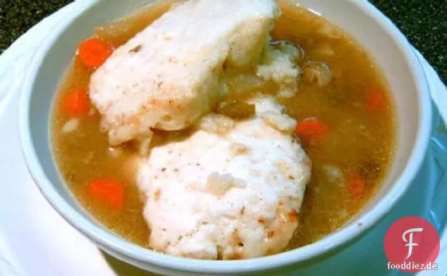 Slow Cooker Huhn und Knödel