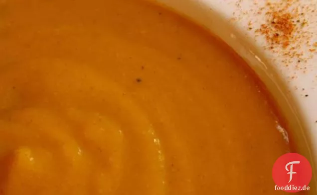 Curry Butternut Squash & Apfelsuppe - Crock Pot