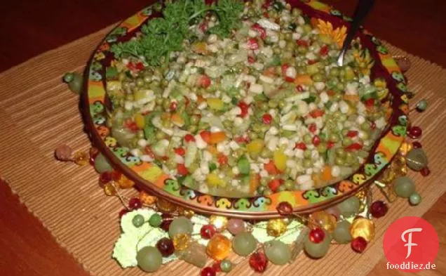 Shoepeg Mais und Baby Erbsensalat
