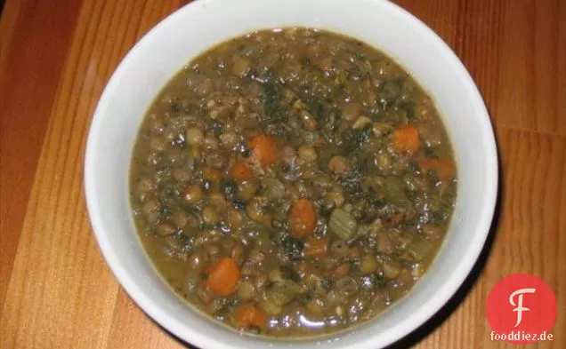 Rosmarin-Linsen-Gemüsesuppe