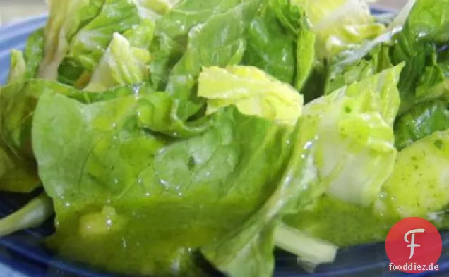 Romaine Salat Salat mit Cilantro Dressing