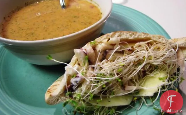 Wildreis und Shiitake Pilz Pilaw