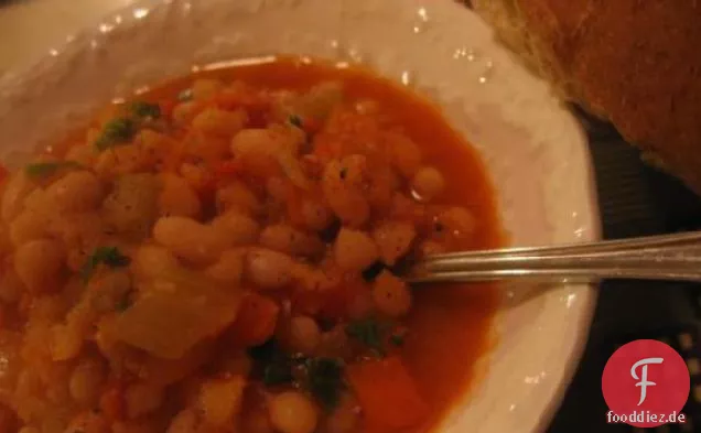 Weiße Bohnen & Knoblauch Eintopf