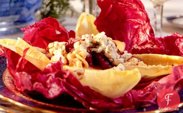 Rüben-, Apfel- und Walnusssalat