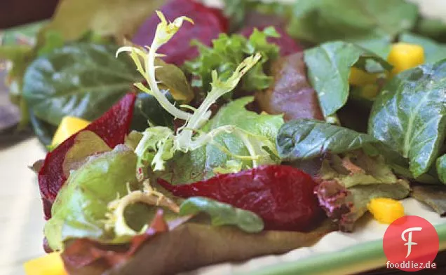 Gerösteter Rüben-Mango-Salat