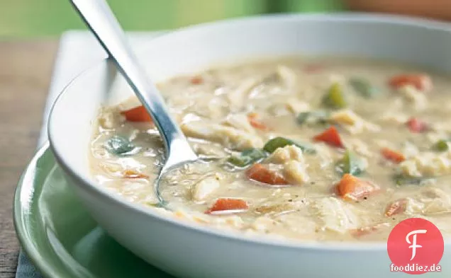 Krabbensuppe im Savannah-Stil