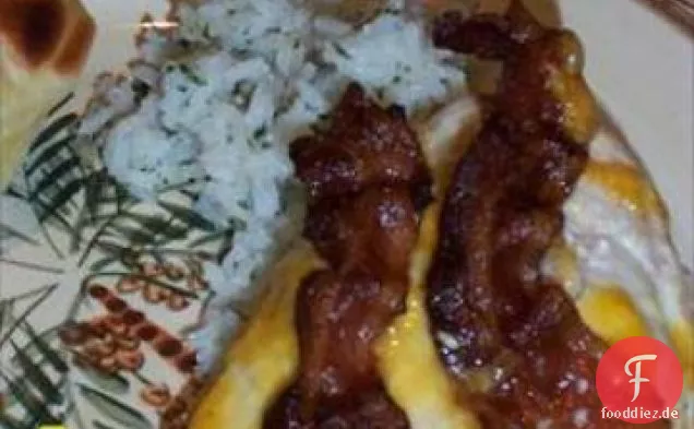 Speck und Ranch-Huhn Mit Parmesan-Ranch-Reis