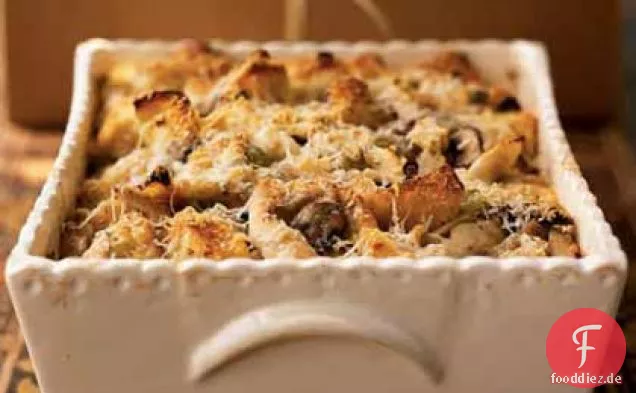 Türkei-Pilz-Brot-Pudding