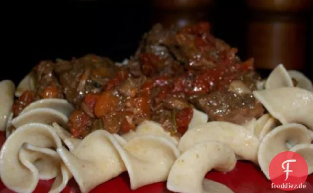 Saucy Beef Tips mit Eiernudeln (inspiriert von Dream Dinners)