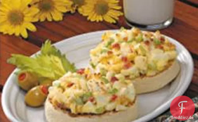 Gebratene Eiersalat-Sandwiches