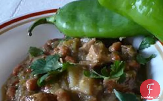 Grüner Chile-Eintopf mit Schweinefleisch