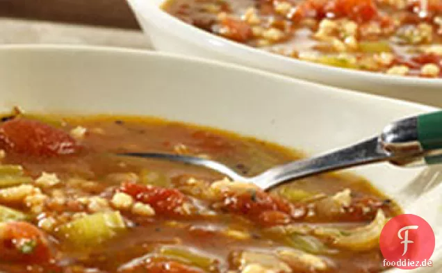 Swanson® geröstete Tomaten-Gerstensuppe