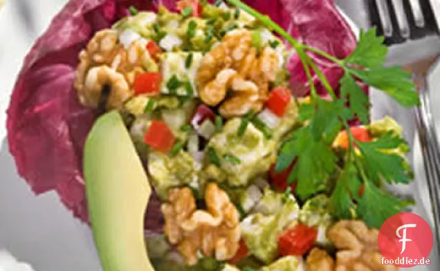 Guacamole-Hähnchen-Salat