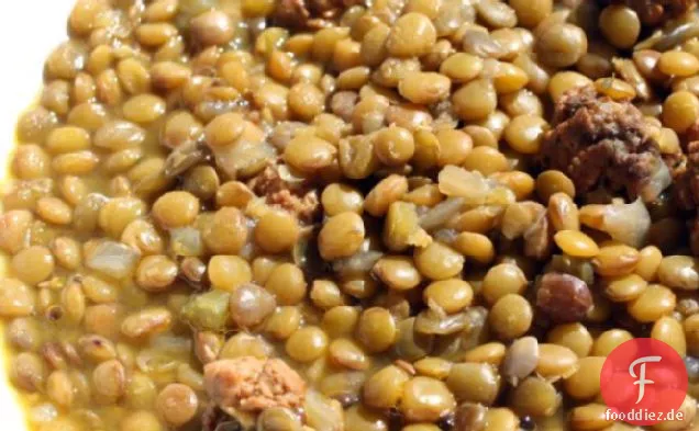 Französisch im Nu: Linsen- und Wurstsuppe