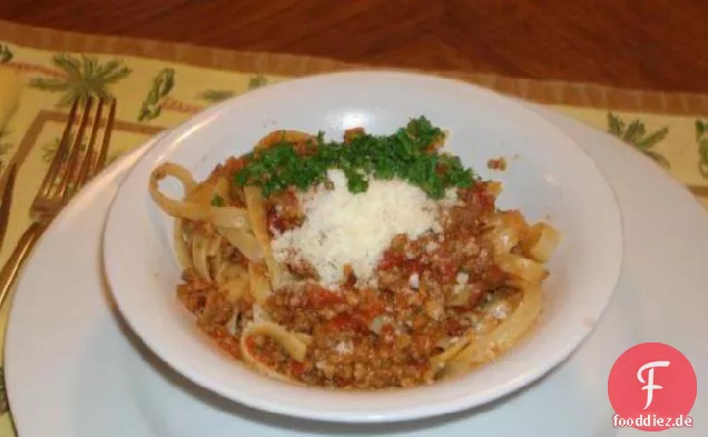 Mario Batalis Fettuccine Bolognese