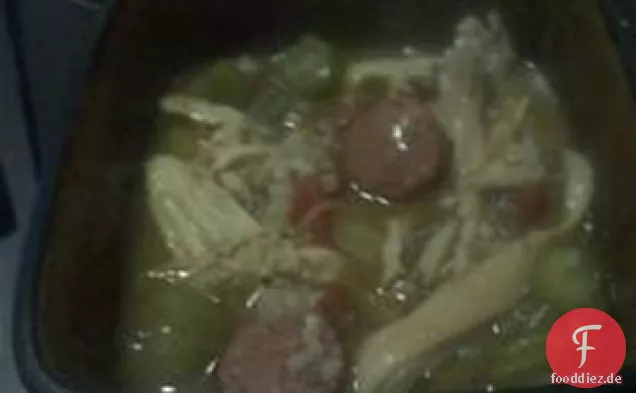'Momma Made Em' Huhn und Wurst Gumbo
