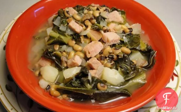 Südländische Collard Greens