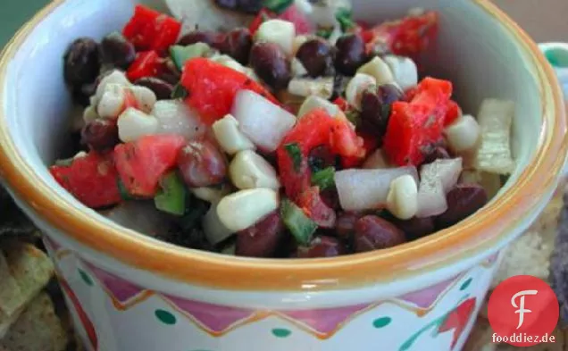 Schwarzer Bohnen-Mais-Salat ( Dip )