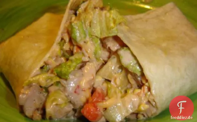 Santa Fe Huhn Salat Wraps