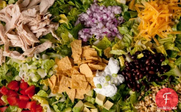 Huhn Taco-Salat