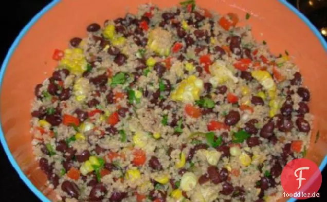 Schwarzer Bohnen-Cous-Cous-Salat