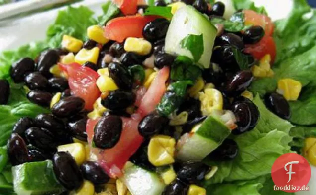 Schwarzer Bohnensalat
