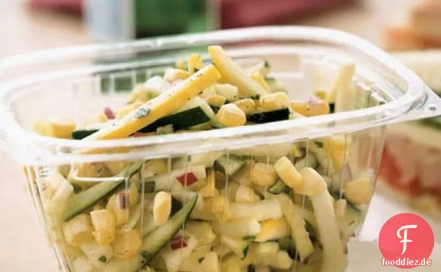 Gartensalat mit Zitrusvinaigrette