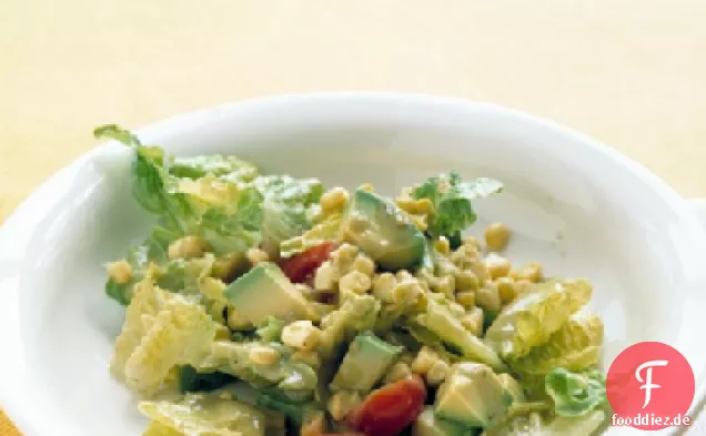 Romaine, Avocado und Maissalat