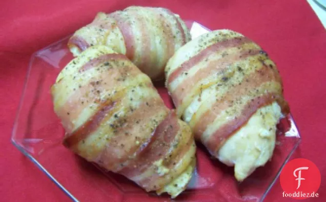 Bacon Wrapped Boursin Gefüllte Hähnchenbrust - ein Deux!