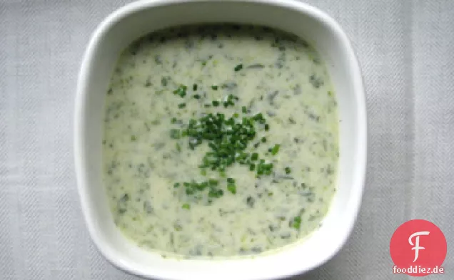 Gekühlte Brunnenkressesuppe