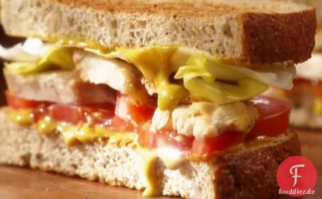 Papas Hühnchen-Sandwich