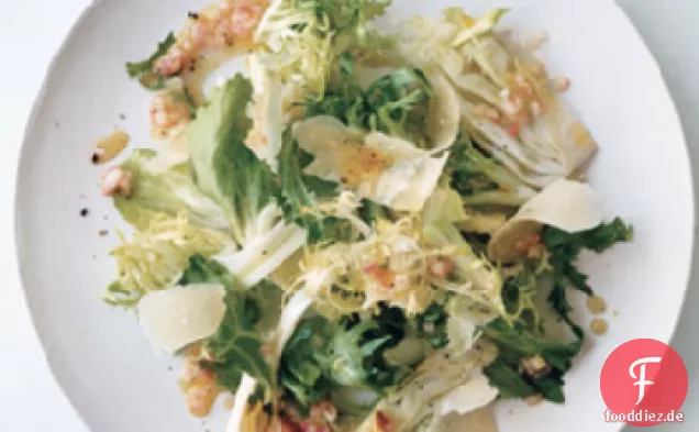 Fenchel, Frisée und Escarole Salat