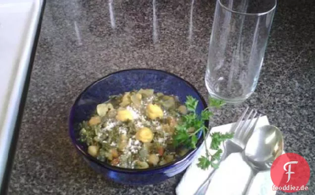 Grünkohl und Bohnensuppe