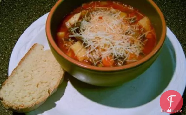 Vegetarisch Winter Linsen-Suppe