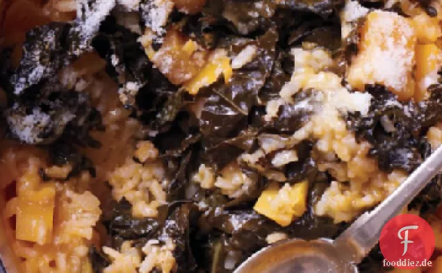 Butternut Squash gebackenes Risotto