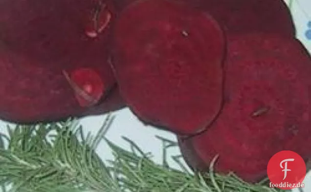 Gegrillte Rüben in Rosmarinessig