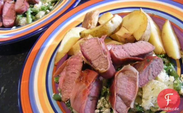 Schinken Lamm & Braten Kipflers (21 Tage Wonder Diät: Tag 9)