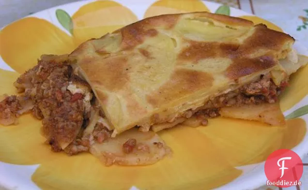 Libanesische Koosa (Gefüllter gelber Kürbis)