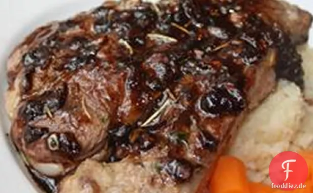Lammkoteletts mit Balsamico-Reduktion