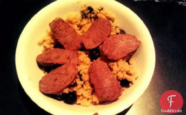 Quinoa-Salat Mit Brombeeren und Lamm