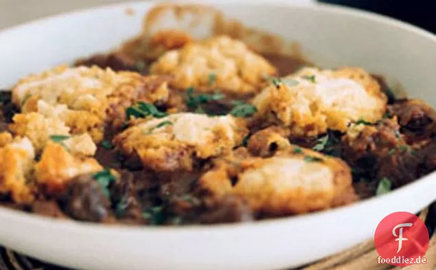 Lamm-Chili mit Masa Harina Knödel